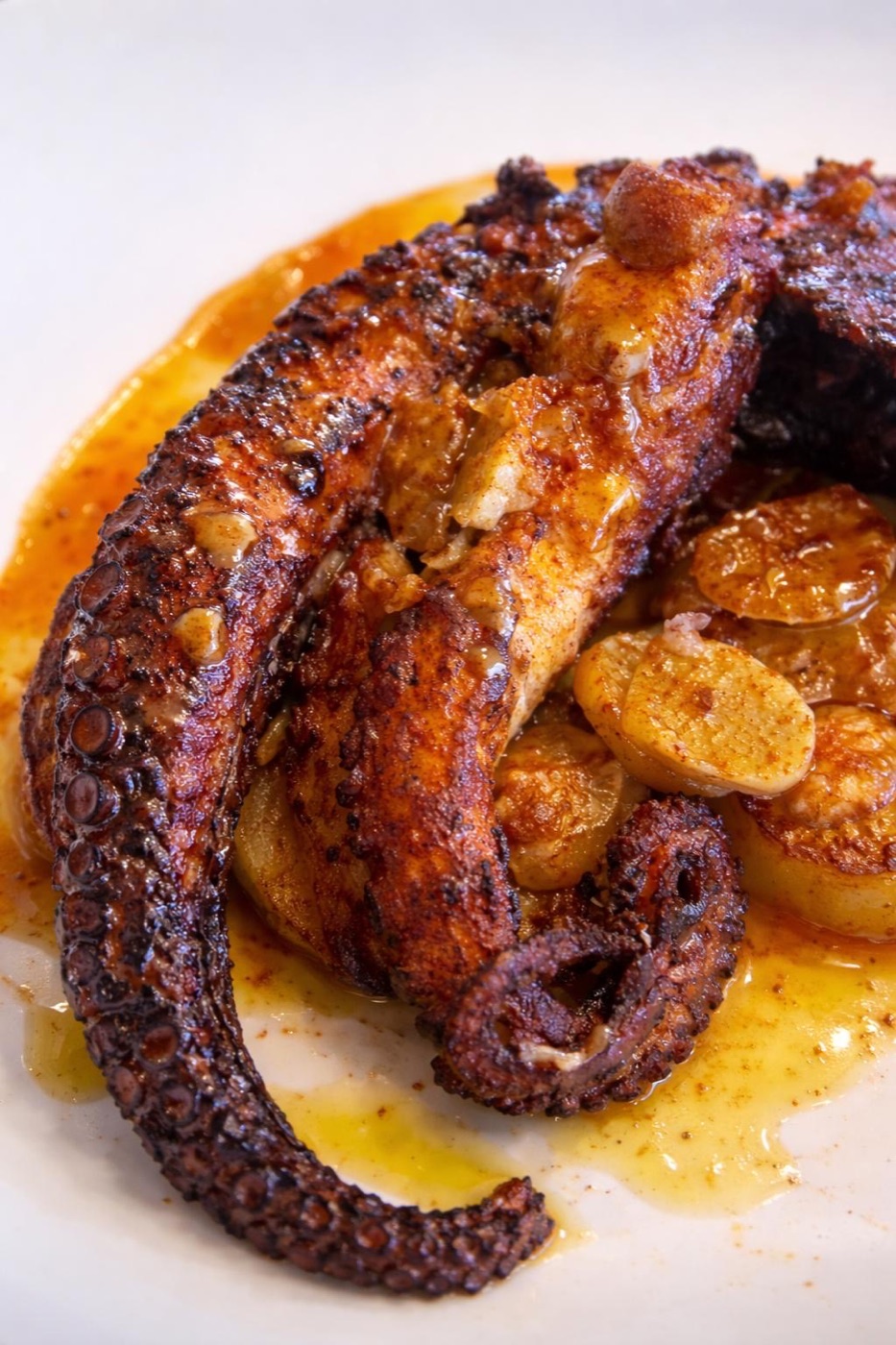 Pulpo a la brasa